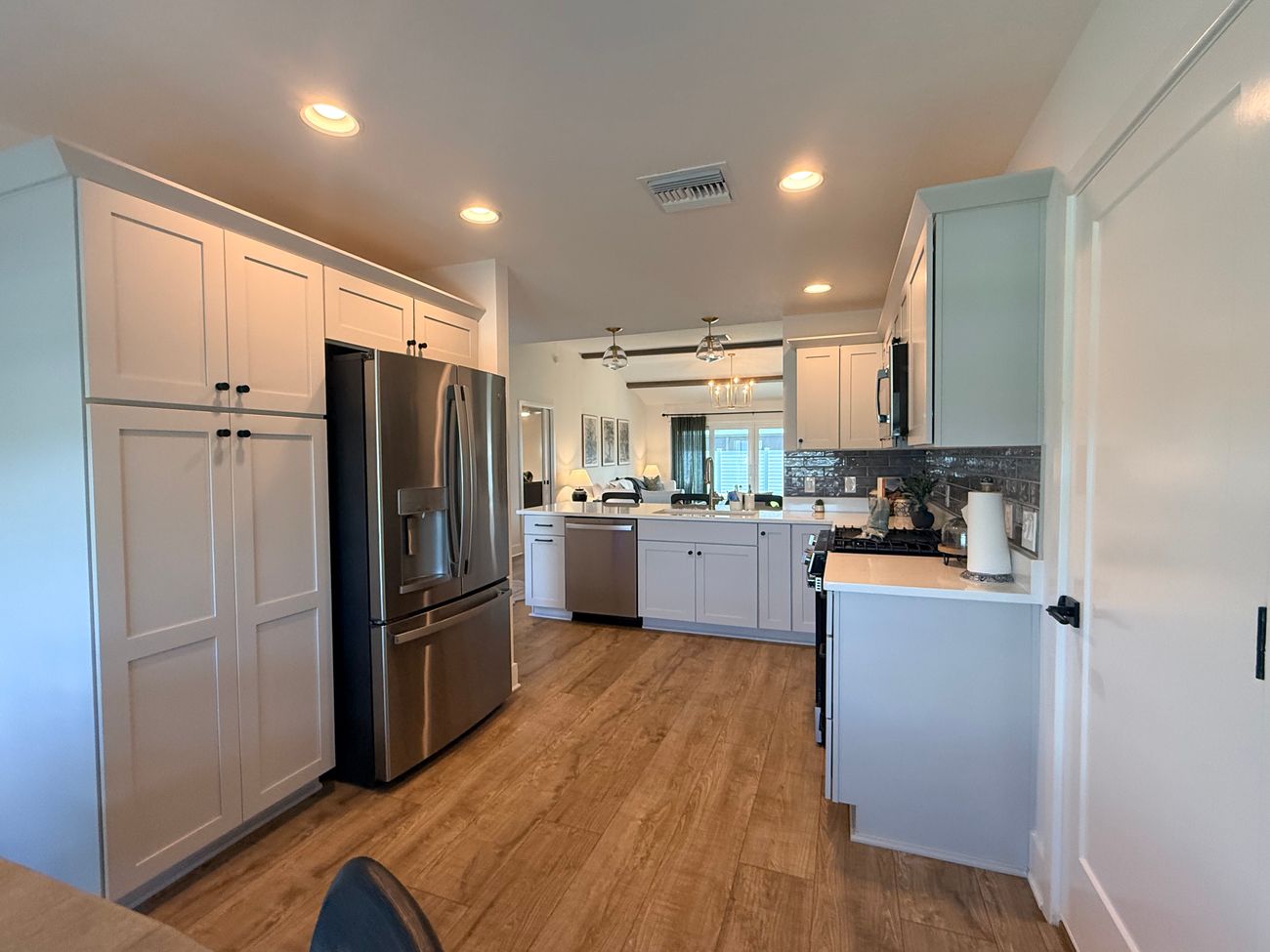 Open-plan kitchen โ bright and modern