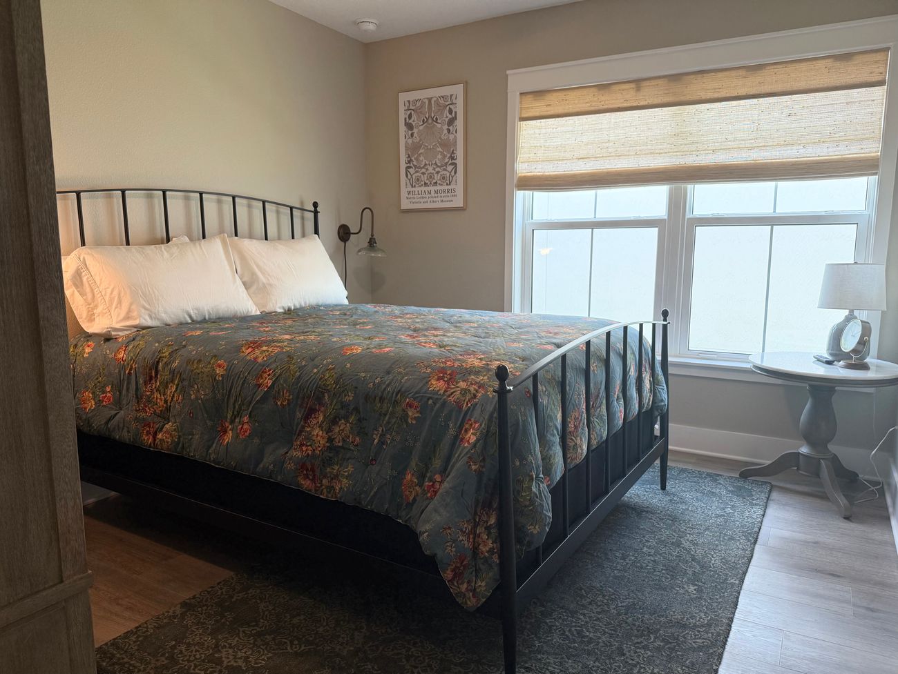 Bedroom with warm natural light